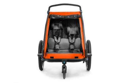 CUBE Kinder Fahrradanh&auml;nger Double CMPT X Actionteam Produktbild 4